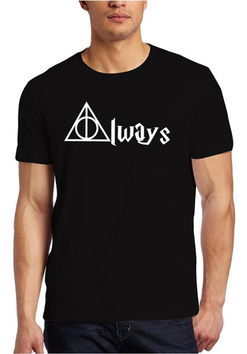 Harry Potter Always Playera Algodón Hombre