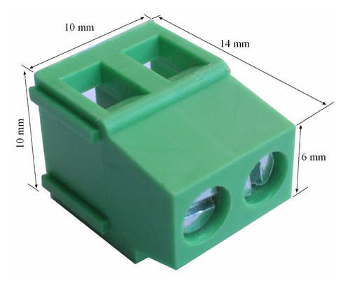 Imagen 4 de 5 de 200 Pzs Terminal Block Bornera De Tornillos 300v 8 Amp