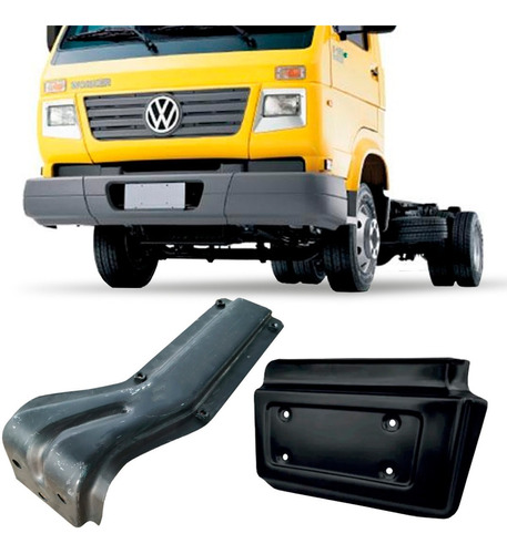 Paralama Traseiro Com Suporte Vw 7100 8120 8140 8150 Esquerd