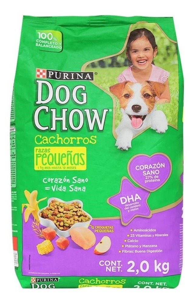 Alimento Para Perro Dog Chow Razas Pequeñas Cachorro 2 Kg | MERCO