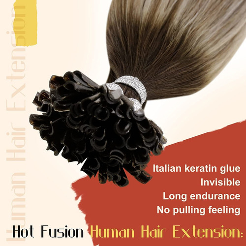 Extensiones Cabello Natural 14in Balayage #3/8/22 Casta 50gr