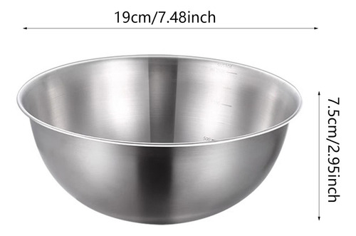 Ensaladera De Acero Inoxidable Con Aislamiento Térmico, Fáci