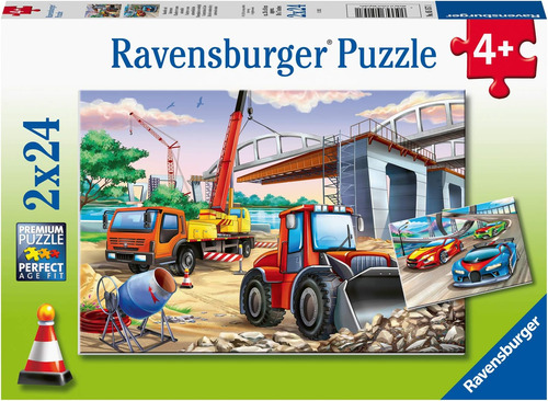 Ravensburger Construction Fun Juego De Rompecabezas De 2 X 2