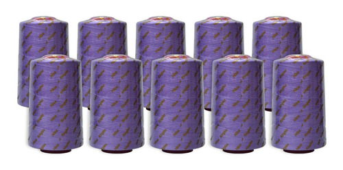 Hilo Kingtex 40/2 Para Costura Color Lavanda Paq De 10 Hilos