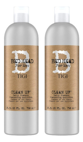  Bed Head For Men Pack C/2 Shampoos 2x750ml