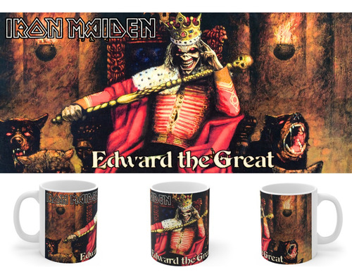 Rnm-0453 Taza Tazon Iron Maiden Edward The Great 