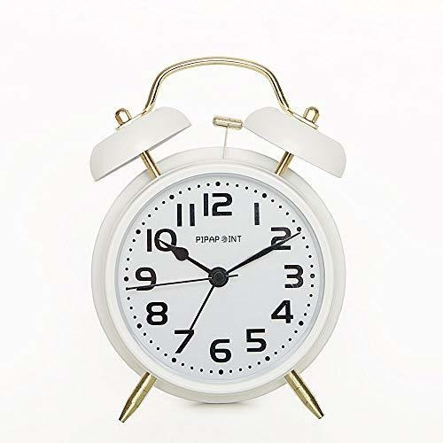 Pipapoint - Reloj Despertador Con Doble Campana De 4 Pulgada