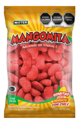 Mangomita 1 Kg Gomita Sabor Mango Enchilada