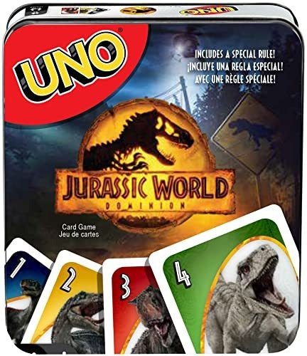 Juego De Cartas Uno Jurassic World Dominion Moviethemed