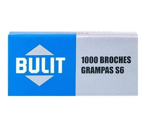 Broches - Grampas S6 Bulit Por 10 Cajas De 1000 Unidades