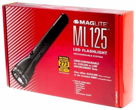 Imagen 7 de 7 de Linterna Led Maglite Ml125 Recargable 192 Lumens 273 Mts.