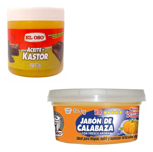 Jabon D Calabaza + Aceite D Kastor Limpiar Renovador D Piel 