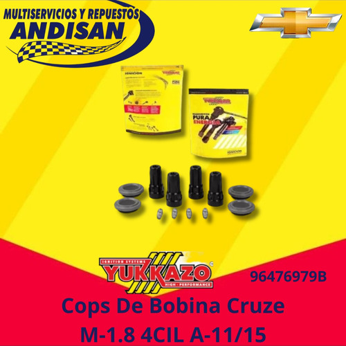 Chupones De Bobina Chevrolet Cruze