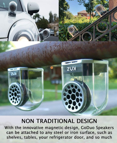 Altavoces Inalambrico Knz Goduo Bluetooth ,clear Funda Negra