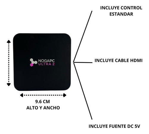 Tv Box Smart Tv Convertidor Convertir Ultra Noga Pc Android