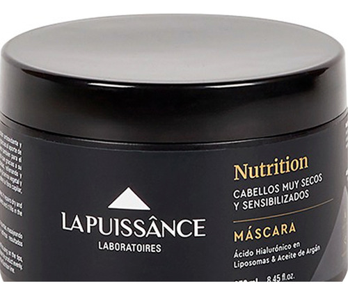 La Puissance Argan Shampoo Enjuague Máscara Pelo Seco 3c