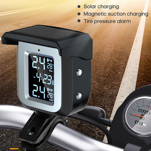 Ts08-4 Tpms - Monitor De Presión De Neumáticos De Motociclet