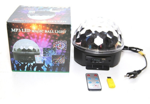 Luz  Navidad Bola Mágica Rítmica Disco Bluetooth Usb/sd