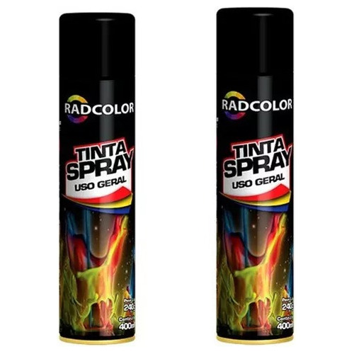 Kit 2 Tinta Spray Todas As Cores 400 Ml E Automotivo 