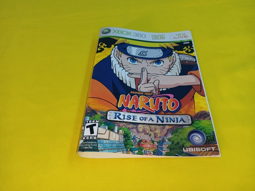 Portada Original Naturo Rise Of A Ninja Xbox