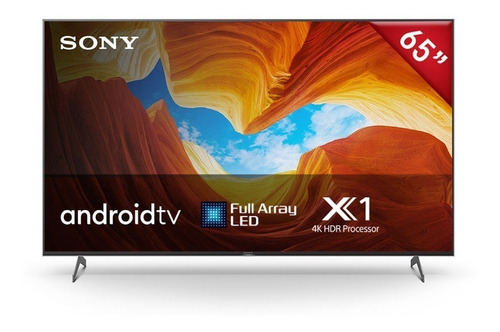 Imagen 1 de 10 de Televisor Sony 4k Hdr 65' Android Tv Full Array| Xbr-65x907h