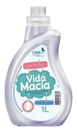 Lava Roupa Vida Macia P/ Roupinhas De Bebê E Crianças 1 L