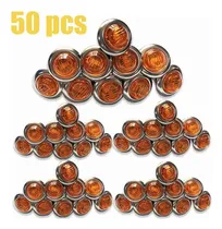 Comprar 50pcs Plafones Led Cromado Camión Trailer Micro 12v
