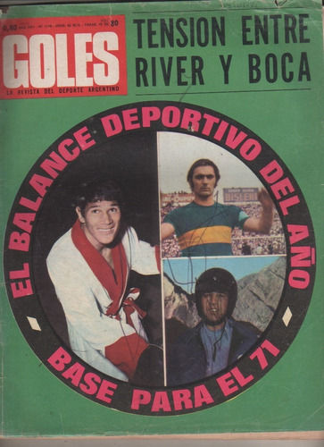 Revista Goles - Nº 1148 - Año 1971 - Lo Mejor Del Año 