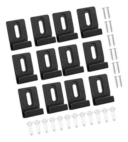 12 Piezas De Clips De Espejo De Metal, Kit De Clips De