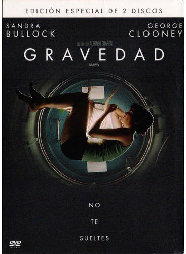 Gravedad Gravity Sandra Bullock 2 Discos Pelicula Dvd