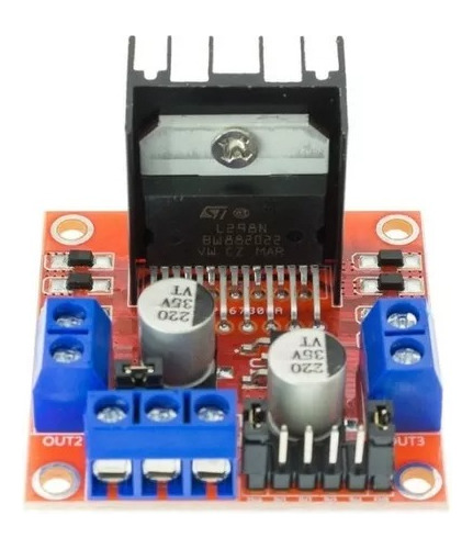 L298 Controlador De Motor Puente H Doble Modulo Driver L298n