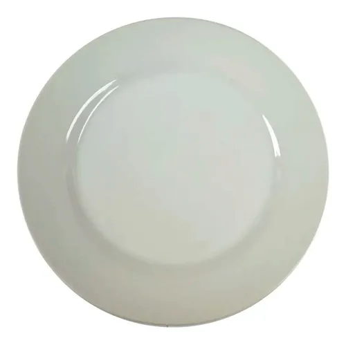 Plato Playo Tsuji 1150 Ala Ancha 25 5cm Porcelana Blanco