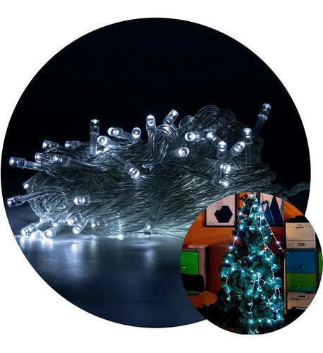 Pisca Pisca Árvore De Natal 200 Led 16m Branco Frio 127v 8f | Parcelamento sem juros Pisca Pisca Árvore De Natal 200 Led 16m Branco Frio 127v 8f | Parcelamento sem juros