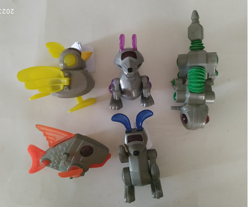 Figuras De Coleccion Mc.donald Mascotas Robot Chipets 