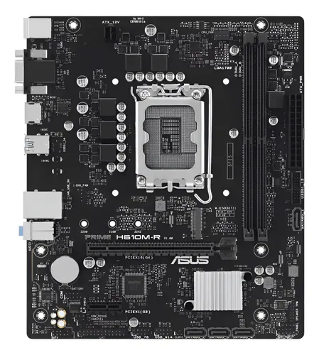 Placa Mae Asus Prime H610m-r Ddr5 Intel Lga1700 Preta