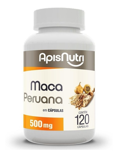 Kit 2x Maca Peruana Apis Nutri 550mg Apisnutri 120 Cápsulas Sabor Natural