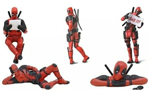  Deadpool Set De 5 Figuras 