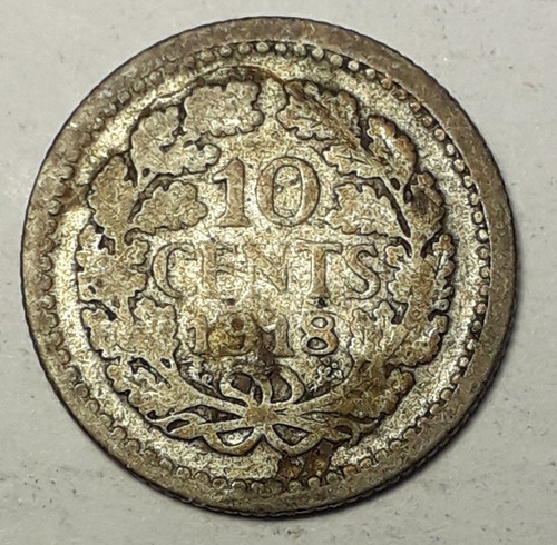 Holanda - 10 Centavos 1918 - Km 145 (ref 225)