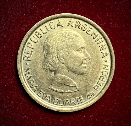 Moneda 50 Centavos Artentina 1997 Evita Km 121 Cj 5.7