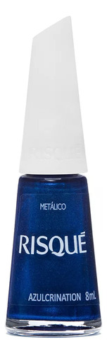 Esmalte de uñas color Risqué Metálico Essencial de 8mL de 1 unidades color Azulcrination