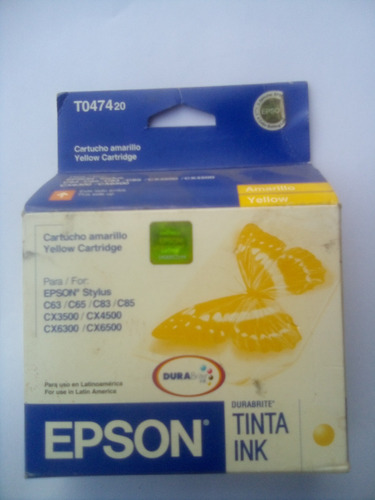 Cartucho Epson Amarillo 