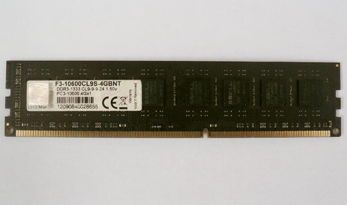  Memoria Ddr3 4gb 4 Gb 4gigas Bus 1333 Kingston Para Pc