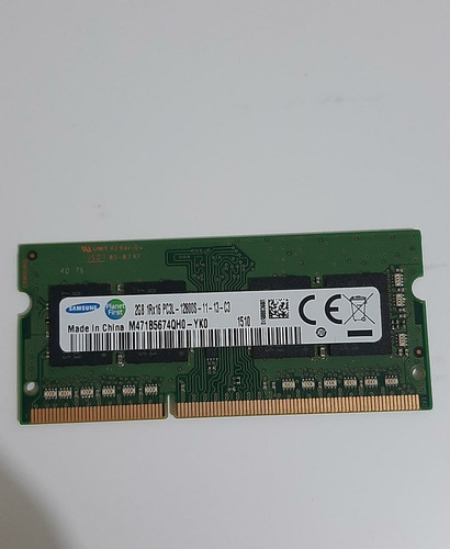 Imagem 1 de 2 de Memória 2gb Notebook Samsung Np370e4j