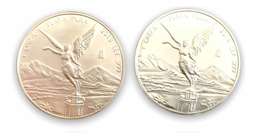 Onza Libertad 1 Onza De Plata Pura Ley .999 Nueva En Cápsula