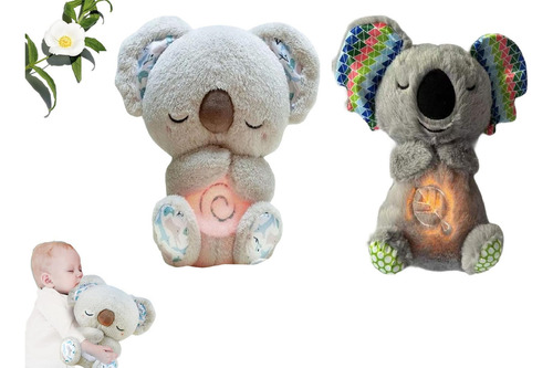 2p-bebé Koala Que Respira Calma Y Duerme Con Muñeca Musical