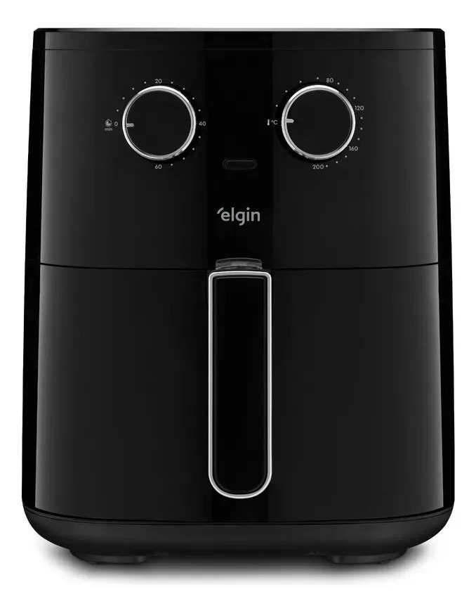 Fritadeira Air Fryer Elgin Six Fry 6,5l 1500w Preta 110v Preto
