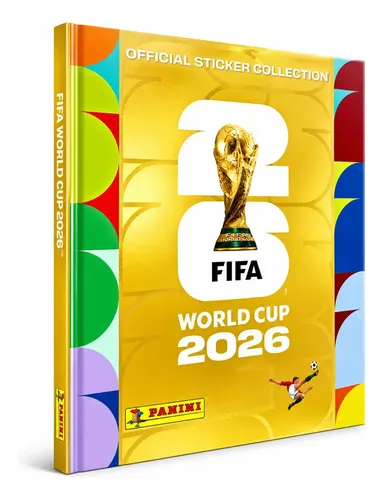 Álbum Panini Fifa 2026 Dorado. Tapa Dura + 20 Sobres | Cuotas sin interés
