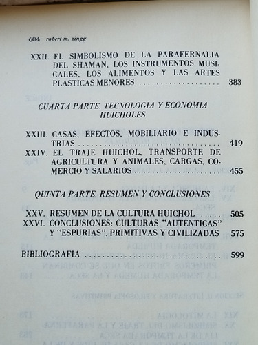 Los Huicholes Tomo2 R M Zingg Instituto Nacional Indigenista (Usado)
