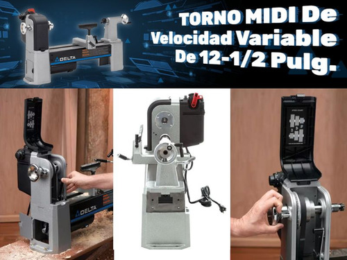 Torno De Banco Para Madera De 12 1/2 Y 1 Hp Delta 46-460