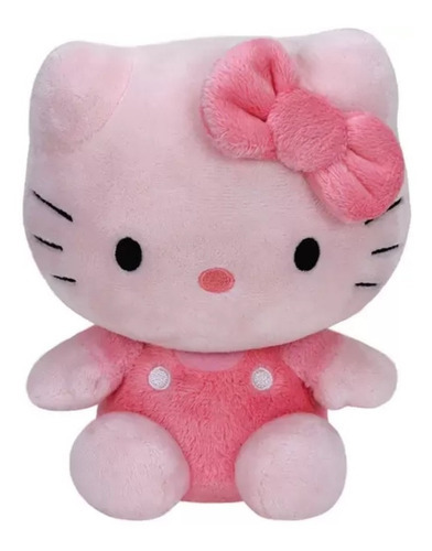 Peluche rosa Hello Kitty de Ty Beanie para bebés, 16 cm, 3718